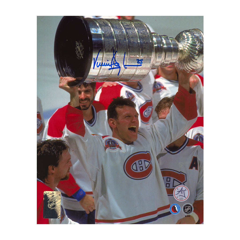 Vincent Damphousse Montreal Canadiens Autographed 1993 Stanley Cup 8x10 Photo | AJ Sports.