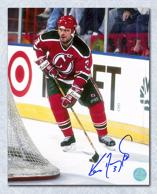 Ken Daneyko New Jersey Devils Autographed Vintage 8x10 Photo | AJ Sports.