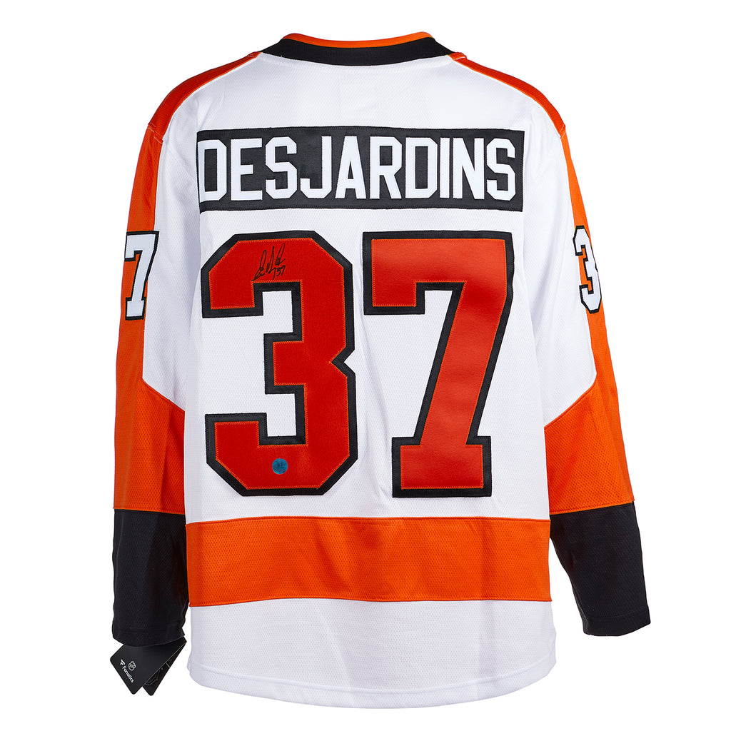 Eric Desjardins Philadelphia Flyers Autographed Fanatics Jersey | AJ Sports.