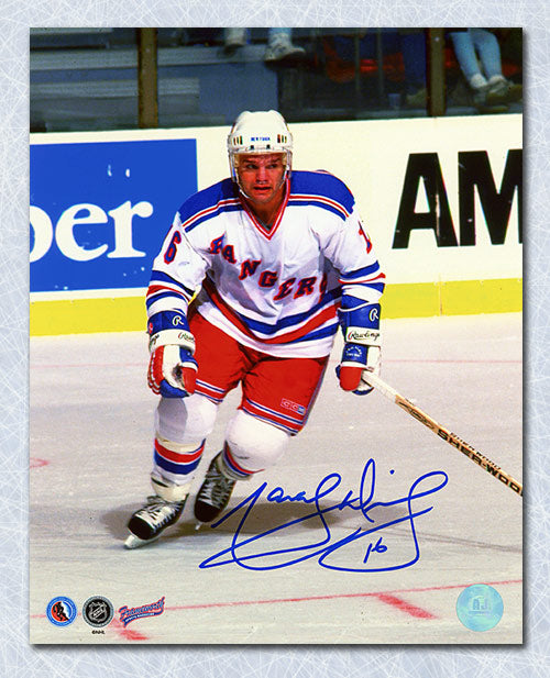 Marcel Dionne New York Rangers Autographed Hockey Legend 8x10 Photo | AJ Sports.