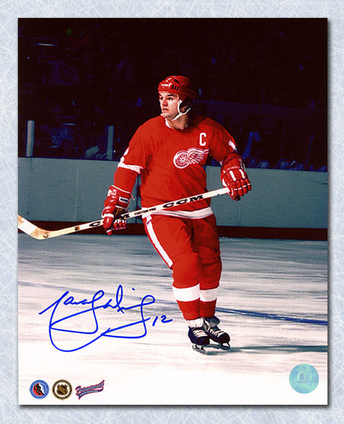 Marcel Dionne Detroit Red Wings Autographed Captain 8x10 Photo | AJ Sports.