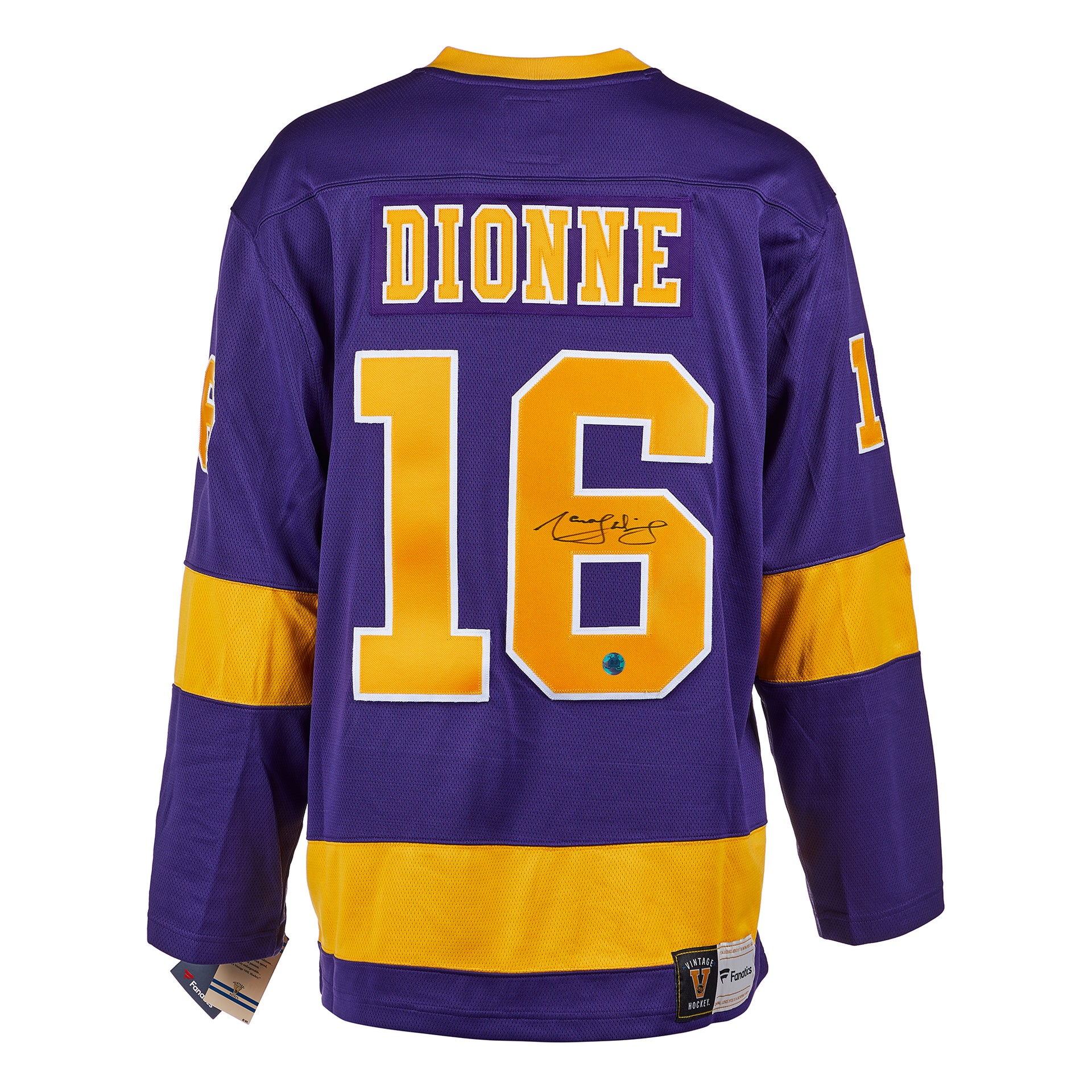 AJ Sports Marcel Dionne Signed Los Angeles Kings Throwback