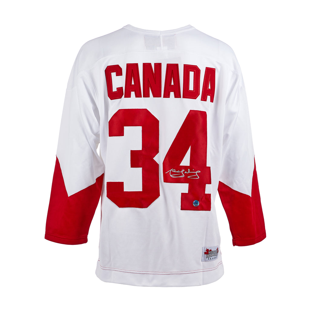 Marcel Dionne Team Canada Autographed 1972 Summit Series Jersey | AJ Sports.