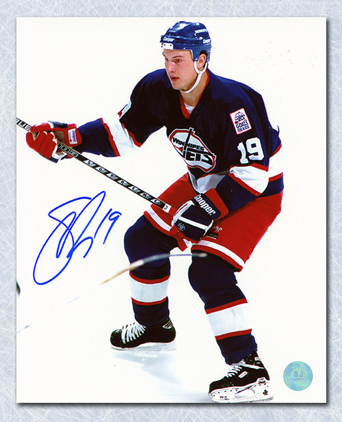 Shane Doan Winnipeg Jets Autographed Rookie 8x10 Photo | AJ Sports.