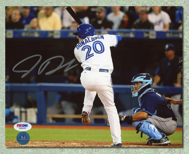 Josh Donaldson Toronto Blue Jays Autographed Reverse 8x10 Photo | AJ Sports.
