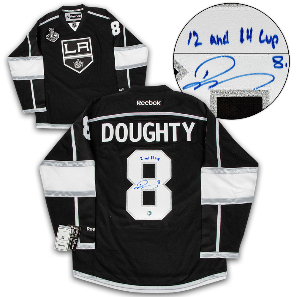 Drew Doughty Los Angeles Kings Signed & Inscribed Stanley Cup Reebok Jersey | AJ Sports.