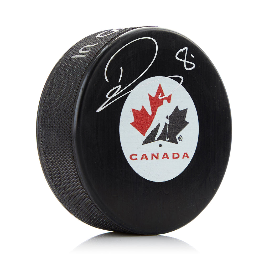 Drew Doughty Team Canada Autographed Olympic Hockey Puck | AJ Sports.