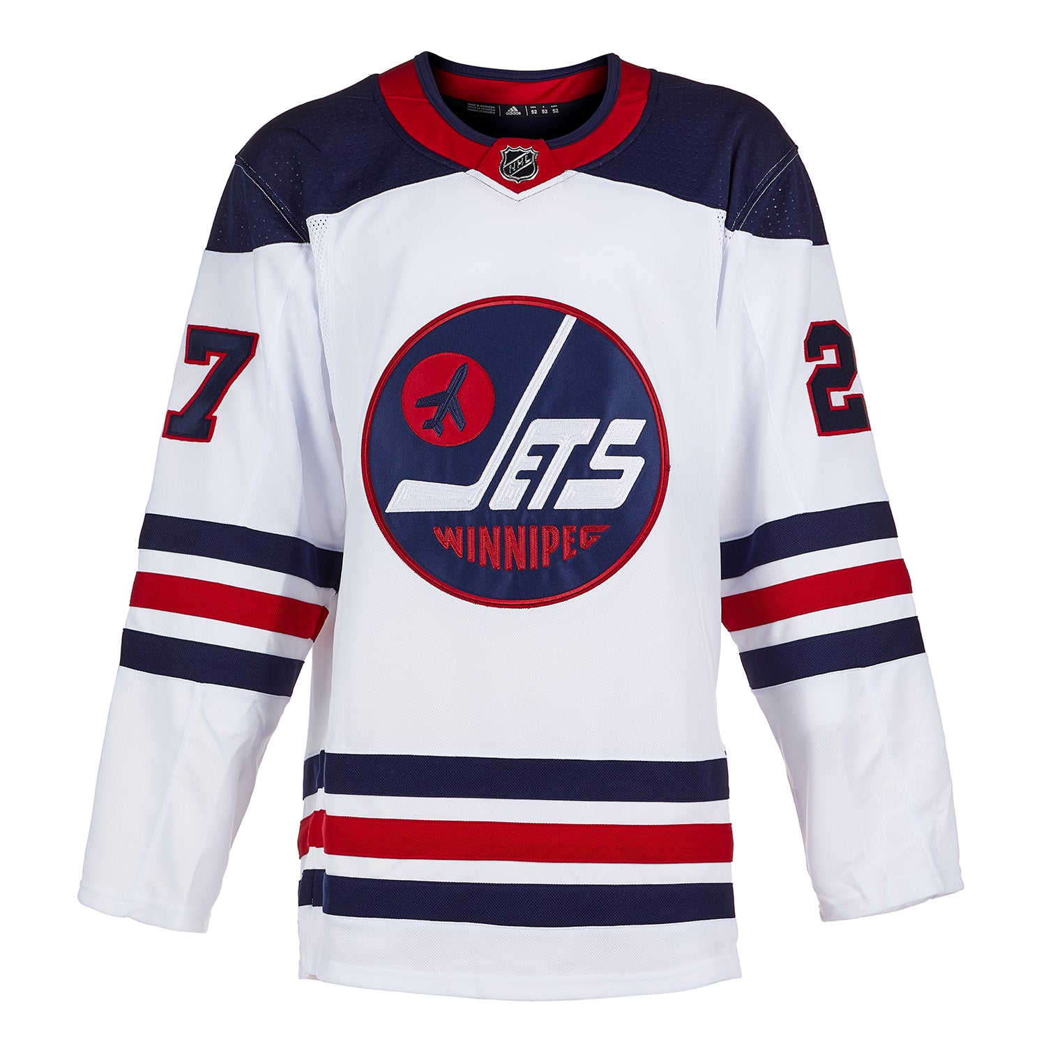 Connor Hellebuyck Winnipeg Jets Adidas 2022 Primegreen Reverse Retro Authentic NHL Hockey Jersey - Reverse Retro / XXL/56
