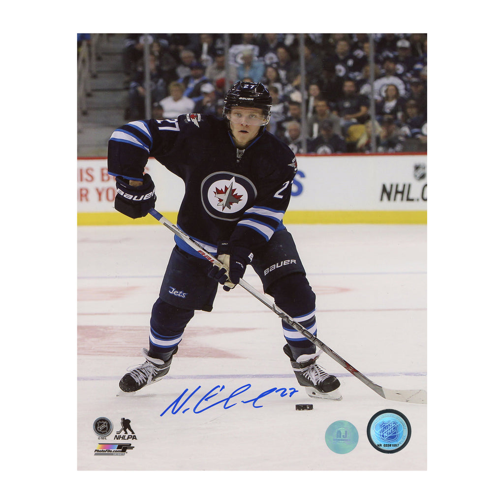 Nikolaj Ehlers Winnipeg Jets Autographed Hockey 8x10 Photo | AJ Sports.