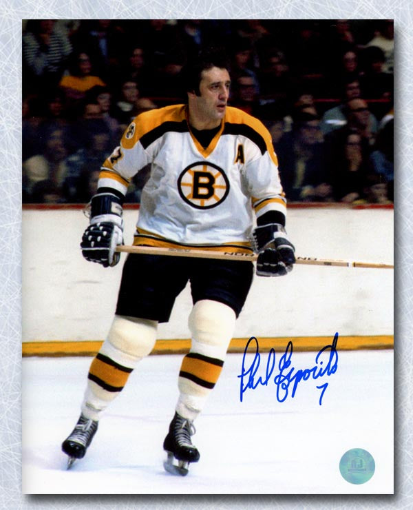 Phil Esposito Boston Bruins Autographed Hockey Legend 8x10 Photo | AJ Sports.