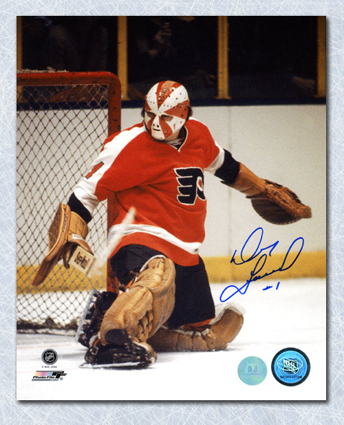 Doug Favell Philadelphia Flyers Autographed Goalie 8x10 Photo | AJ Sports.