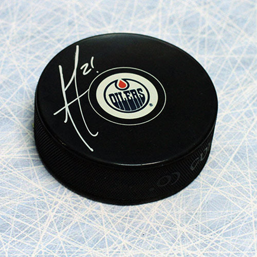 Andrew Ference Edmonton Oilers Autographed Hockey Puck | AJ Sports.