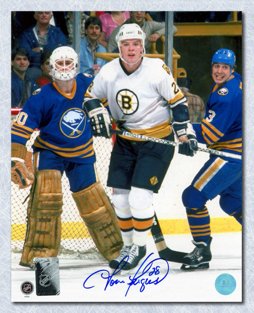 Tom Fergus Boston Bruins Signed Hockey 8x10 Photo | AJ Sports.