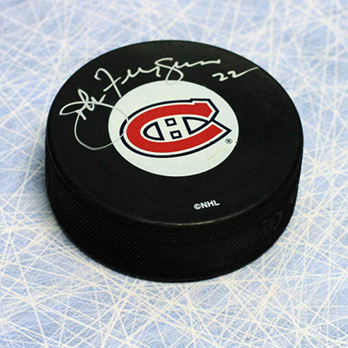 John Ferguson Montreal Canadiens Autographed Hockey Puck | AJ Sports.