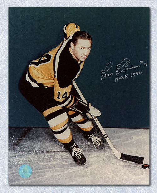 Fern Flaman Boston Bruins Autographed 8x10 Photo | AJ Sports.