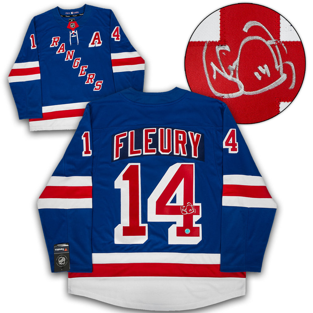 Theo Fleury New York Rangers Autographed Fanatics Jersey | AJ Sports.