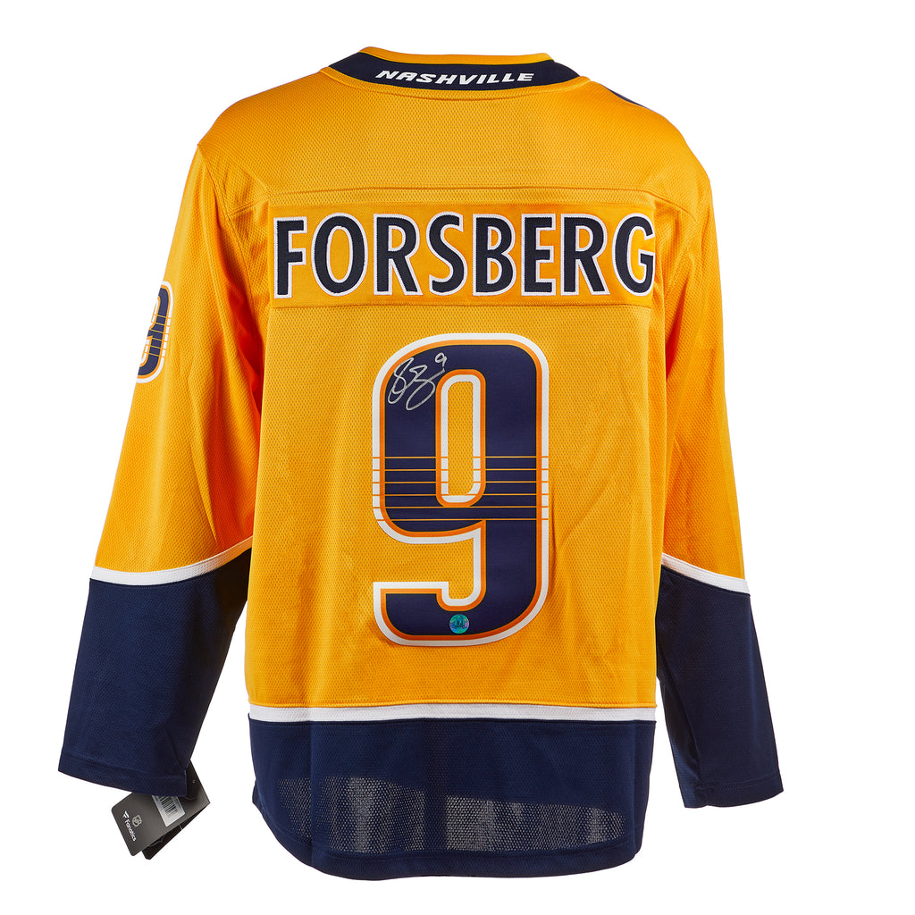 Filip Forsberg Nashville Predators Autographed Fanatics Jersey | AJ Sports.