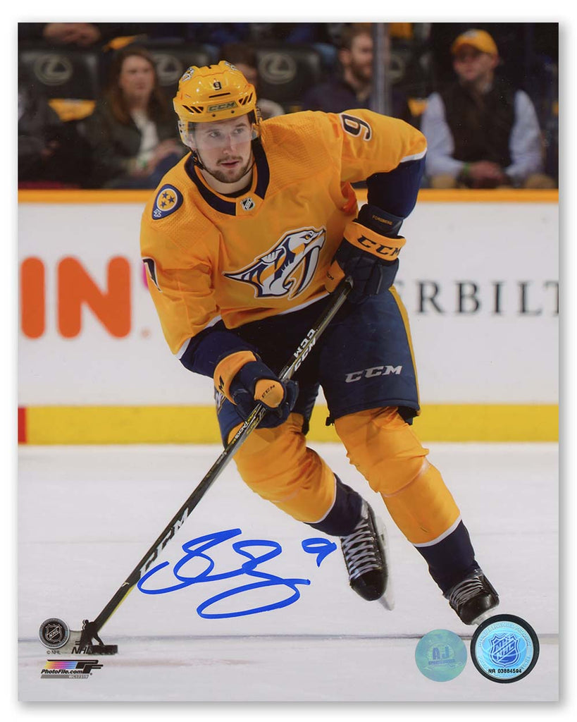 Filip Forsberg Nashville Predators Autographed Hockey Playmaker 8x10 Photo | AJ Sports.