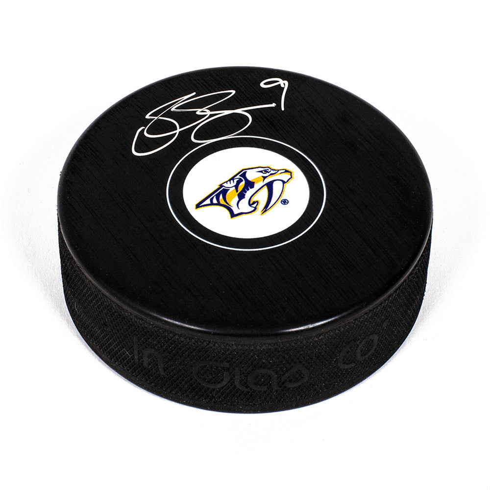 Filip Forsberg Nashville Predators Autographed Hockey Puck | AJ Sports.