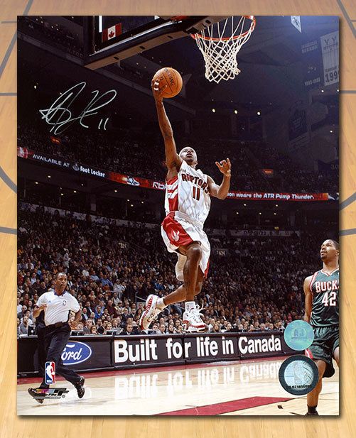 TJ Ford Toronto Raptors Autographed Built For Life In Canada 8x10 Photo | AJ Sports.