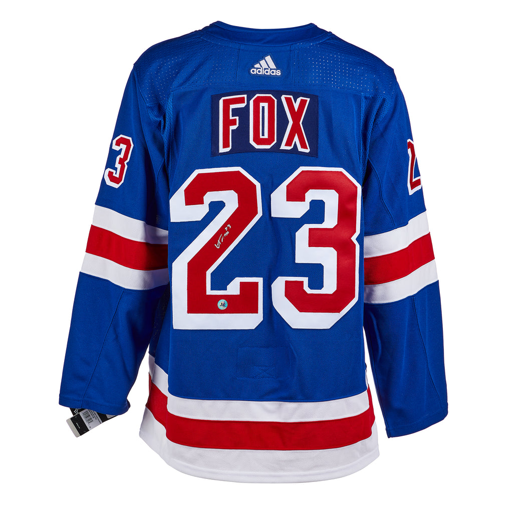 Adam Fox New York Rangers Autographed Adidas Jersey | AJ Sports.