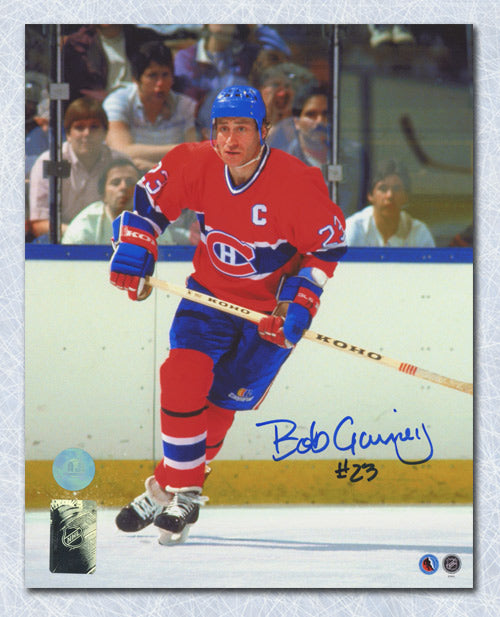 Bob Gainey Montreal Canadiens Autographed Captain 8x10 Photo | AJ Sports.