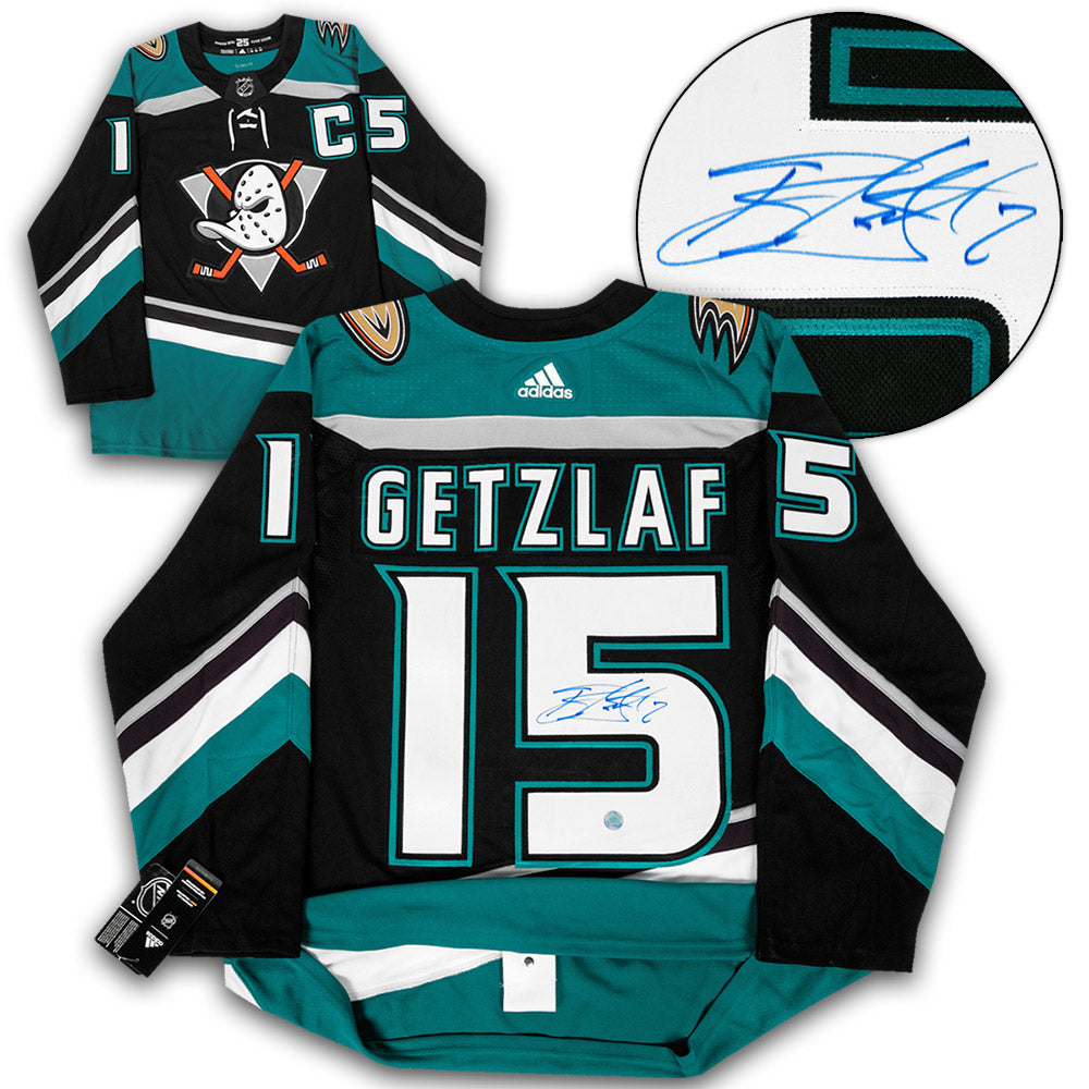 Ryan Getzlaf Anaheim Mighty Ducks Signed Alt Retro Adidas Jersey | AJ Sports.