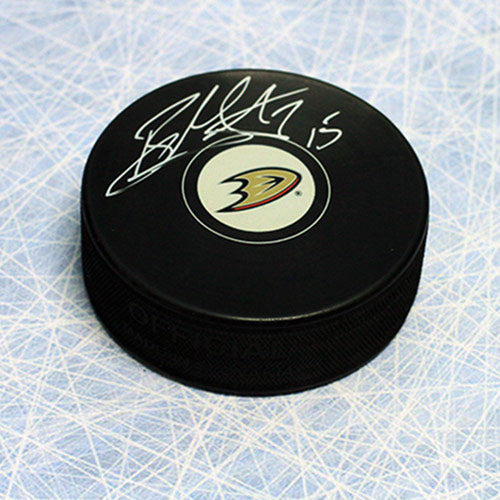 Ryan Getzlaf Anaheim Ducks Autographed Hockey Puck | AJ Sports.