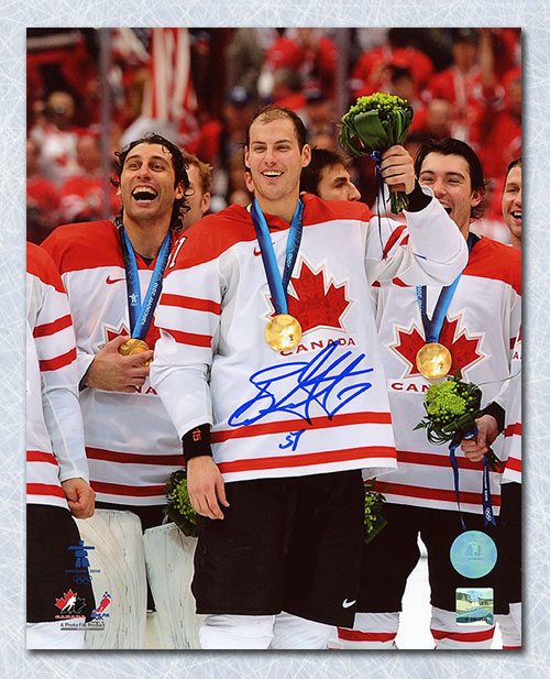 Ryan Getzlaf Team Canada Autographed 2010 Olympic Gold 8x10 Photo | AJ Sports.