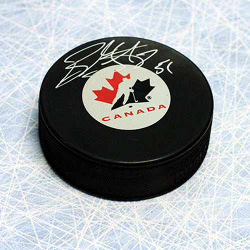 Ryan Getzlaf Team Canada Autographed Olympic Hockey Puck | AJ Sports.