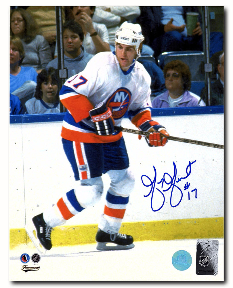 Greg Gilbert New York Islanders Autographed Hockey 8x10 Photo | AJ Sports.