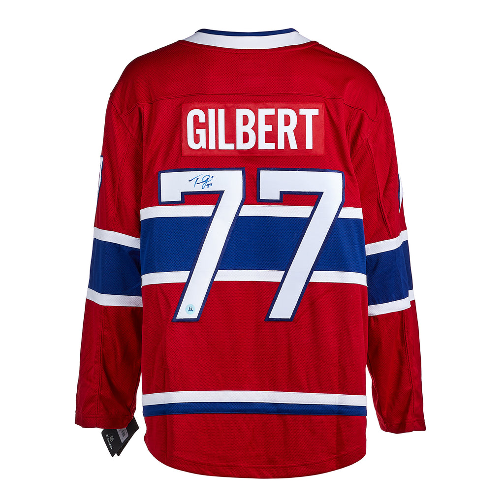 Tom Gilbert Montreal Canadiens Autographed Fanatics Jersey | AJ Sports.