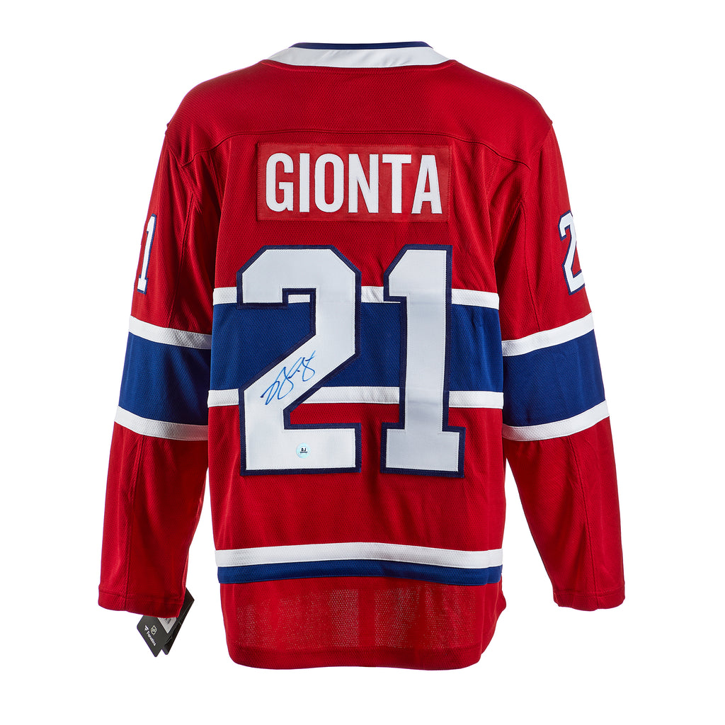 Brian Gionta Montreal Canadiens Autographed Fanatics Jersey | AJ Sports.