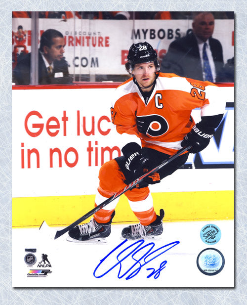 Claude Giroux Philadelphia Flyers Autographed Skating 8x10 Photo | AJ Sports.