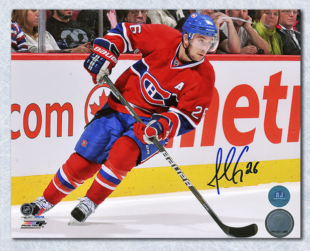 Josh Gorges Montreal Canadiens Signed Skating 8x10 Photo | AJ Sports.