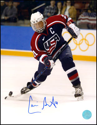 Cammi Granato Team USA Autographed Olympic Hockey 8x10 Photo | AJ Sports.