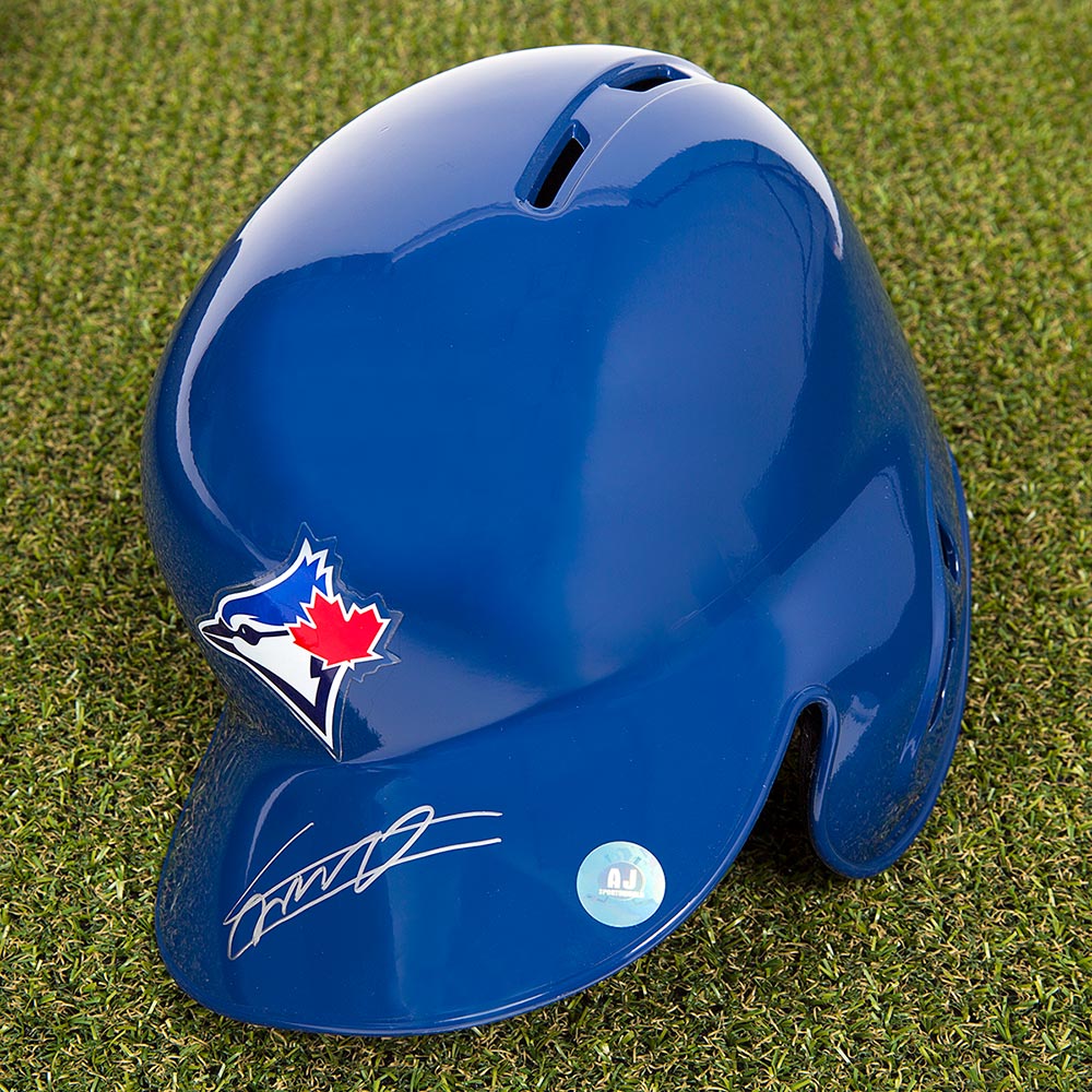 Vladimir Guerrero Jr Toronto Blue Jays Signed Batting Helmet | AJ Sports.