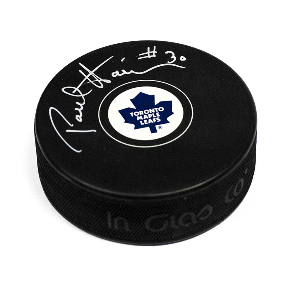 Paul Harrisson Toronto Maple Leafs Autographed Hockey Puck | AJ Sports.