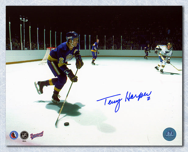 Terry Harper Los Angeles Kings Autographed Action 8x10 Photo | AJ Sports.