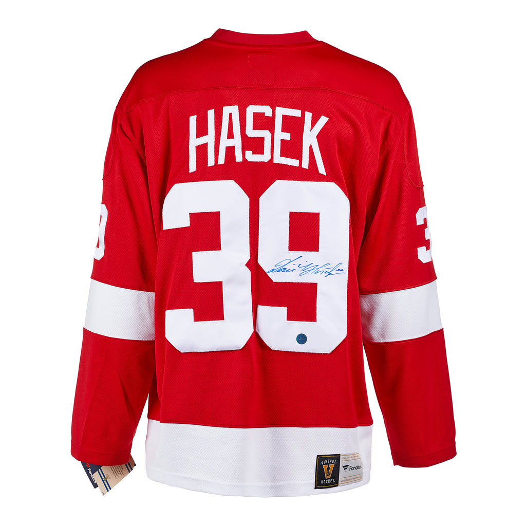 Dominik Hasek Autographed Detroit Red Wings Pro Jersey – Frozen Pond