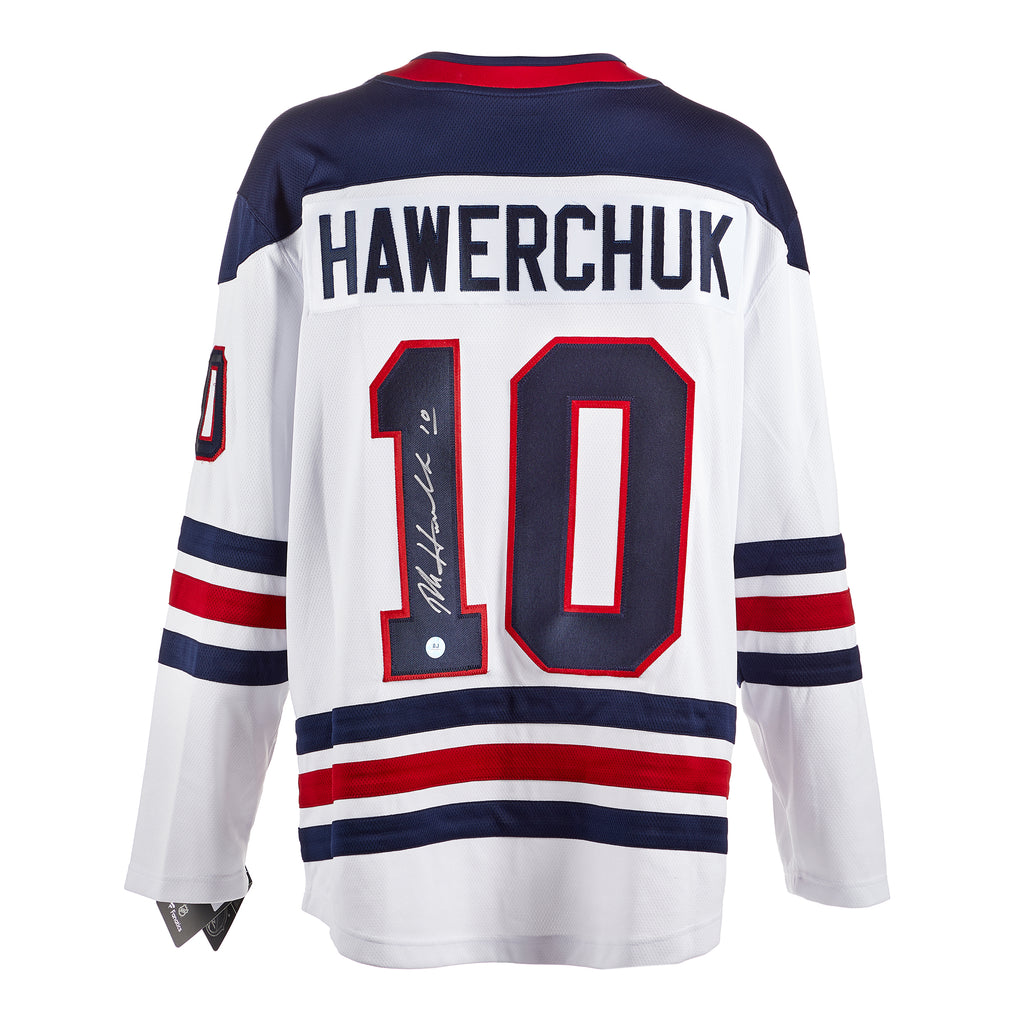 Dale Hawerchuk Winnipeg Jets Signed Heritage Fanatics Jersey | AJ Sports.