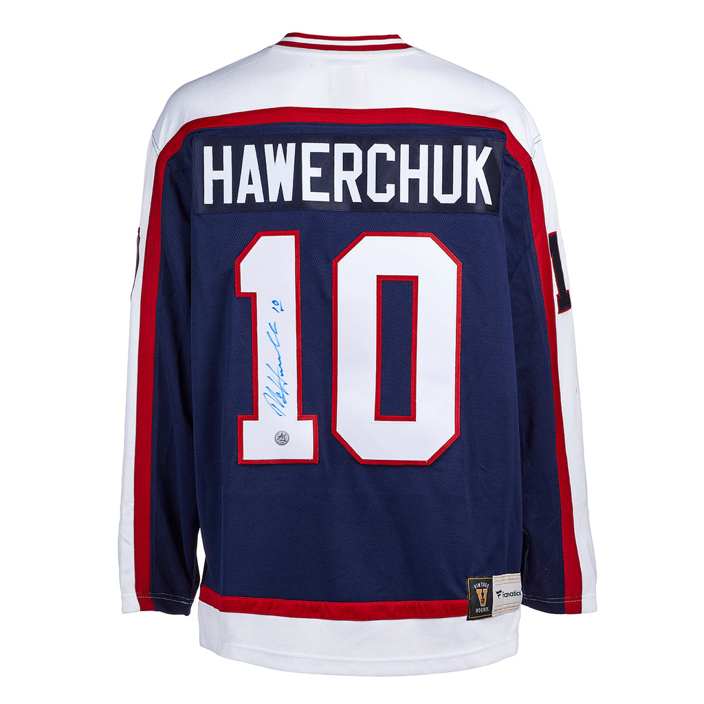 DALE HAWERCHUK Signed Winnipeg Jets White CCM Jersey - NHL Auctions