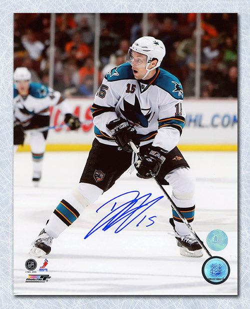 Dany Heatley San Jose Sharks Autographed Hockey 8x10 Photo | AJ Sports.