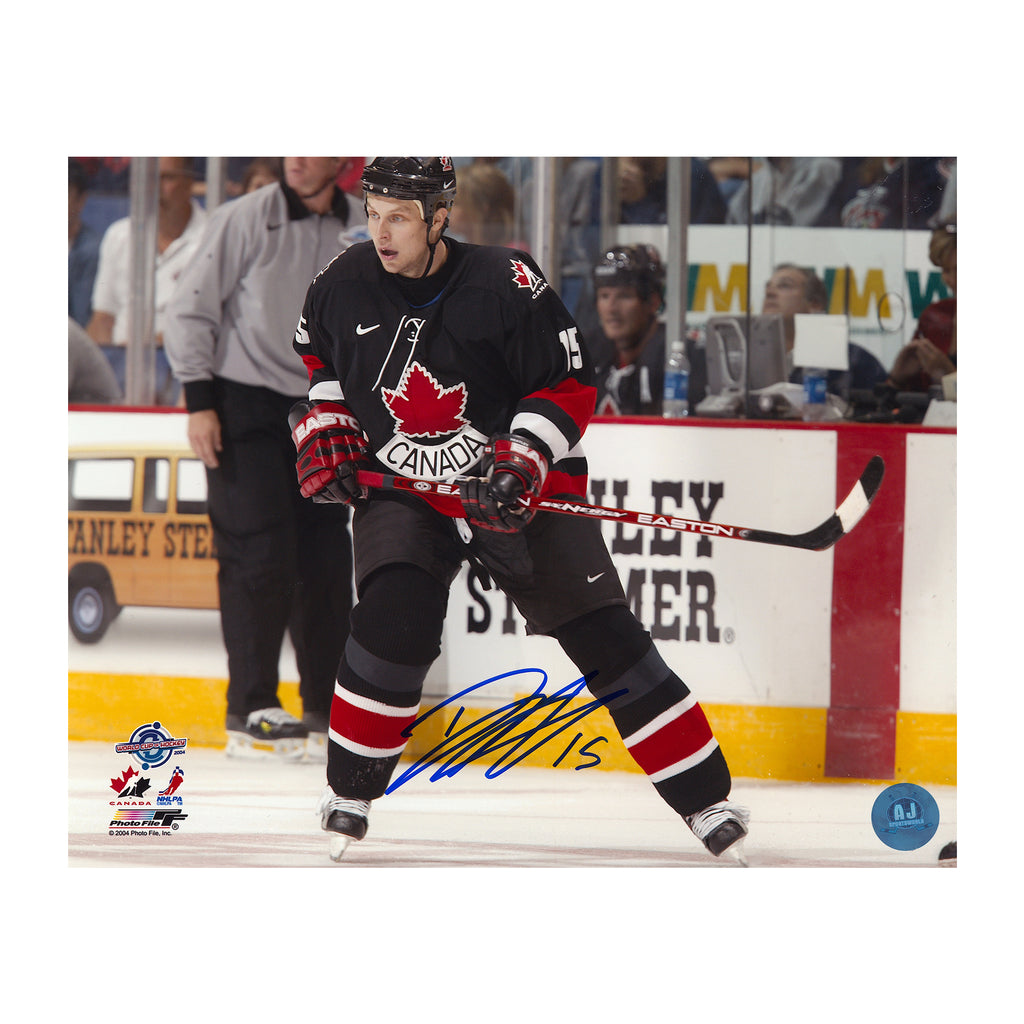 Dany Heatley Team Canada Signed 2004 World Cup Of Hockey 8x10 Photo | AJ Sports.