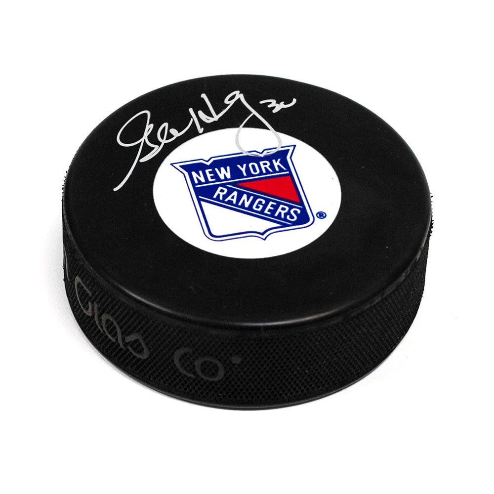 Glenn Healy New York Rangers Autographed Hockey Puck | AJ Sports.