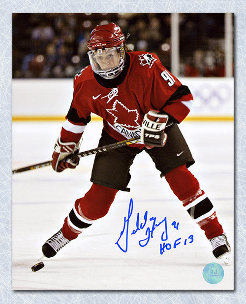 Geraldine Heaney Team Canada Signed with HOF Note 8x10 Photo | AJ Sports.