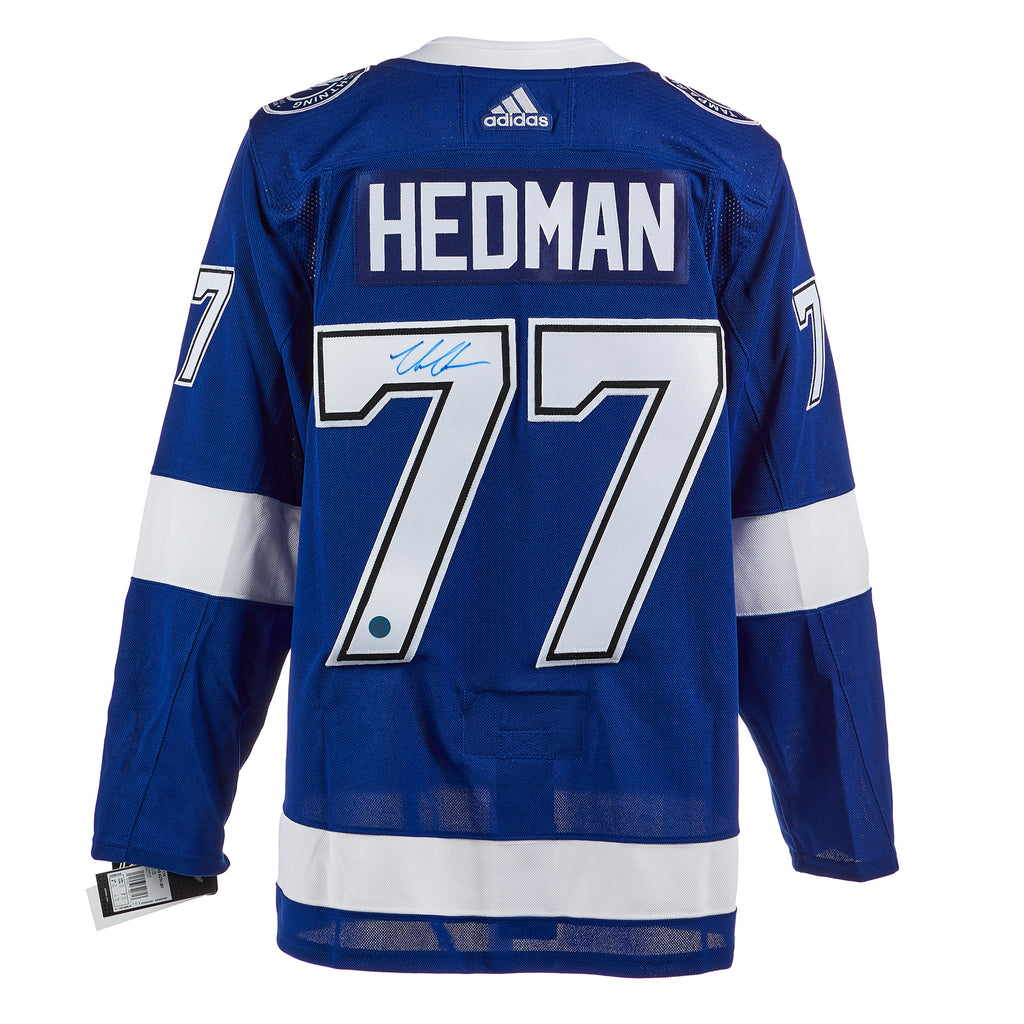 Victor Hedman Tampa Bay Lightning Signed 2021 Stanley Cup Adidas Jersey | AJ Sports.
