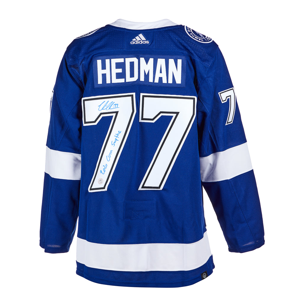 Victor Hedman Tampa Bay Lightning Signed & Inscribed 2020 Cup Adidas Jersey | AJ Sports.