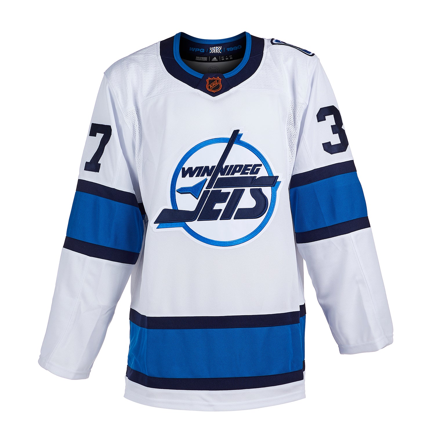 AJ Sports | Connor Hellebuyck Signed Winnipeg Jets Reverse Retro