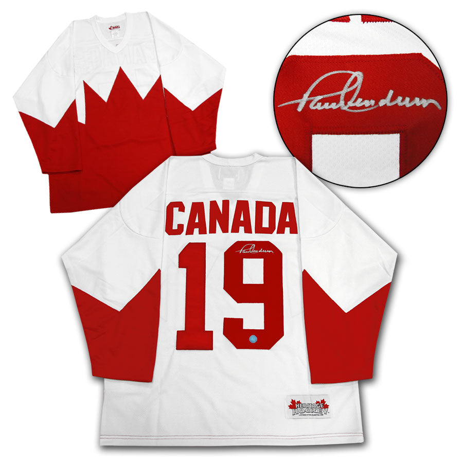 Paul Henderson Team Canada Signed 1972 Summit Series Jersey | AJ Sports.